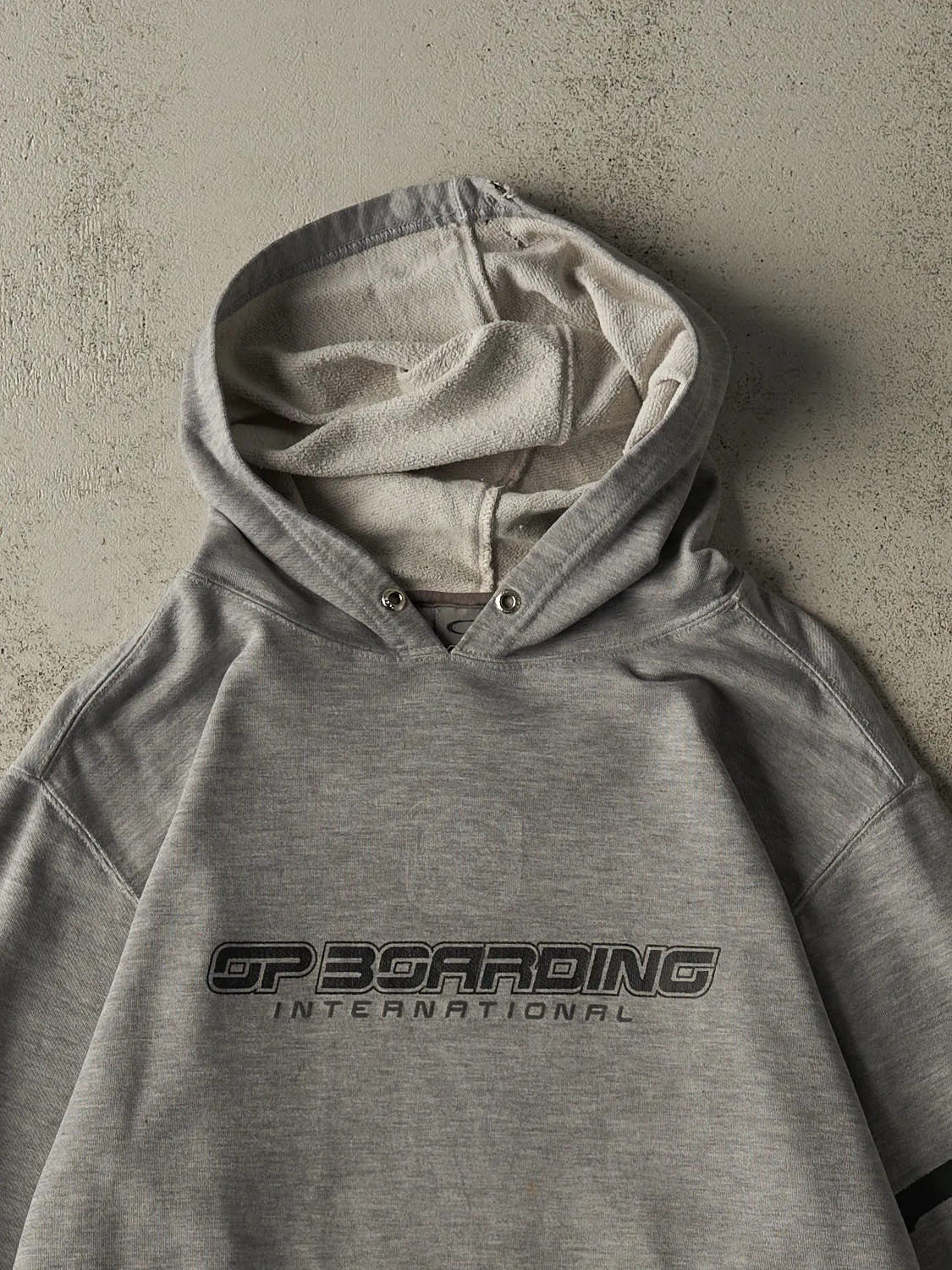 Vintage Y2K Grey Ocean Pacific Hoodie (M/L) sold by Rebalance Vintage product image thumbnail 2