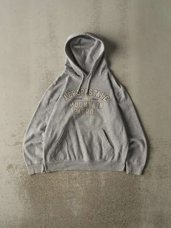 Vintage Y2K Grey Aeropostale Hoodie (S/M) sold by Rebalance Vintage