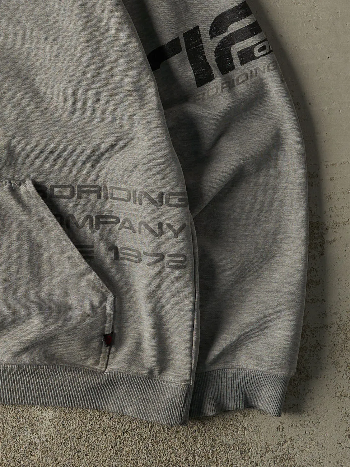 Vintage Y2K Grey Ocean Pacific Hoodie (L/XL) sold by Rebalance Vintage product image thumbnail 3