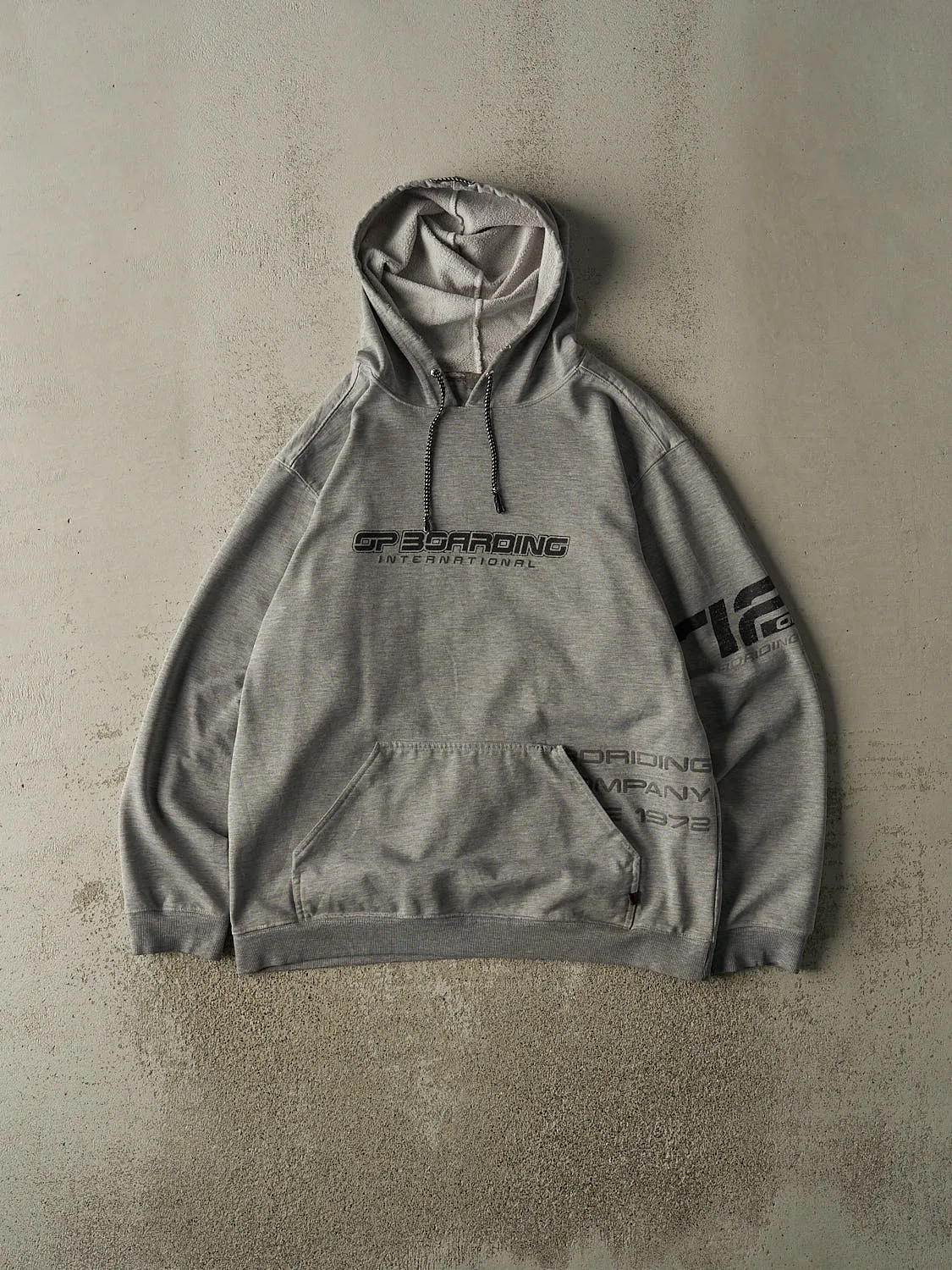 Vintage Y2K Grey Ocean Pacific Hoodie (L/XL) sold by Rebalance Vintage