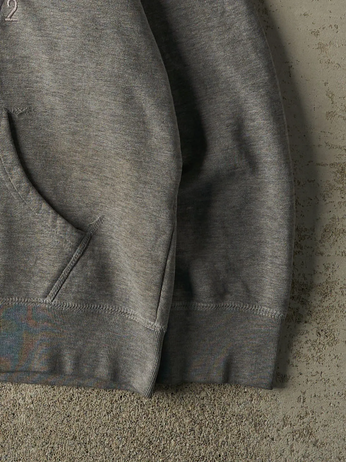 Vintage Y2K Grey Ecko Embroidered Zip Up Hoodie (M/L) sold by Rebalance Vintage product image thumbnail 4