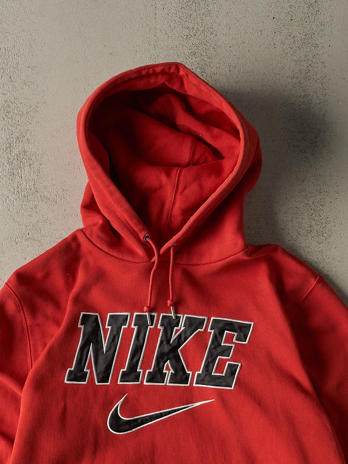 Vintage Y2K Red Nike Embroidered Hoodie (M/L) sold by Rebalance Vintage product image thumbnail 2