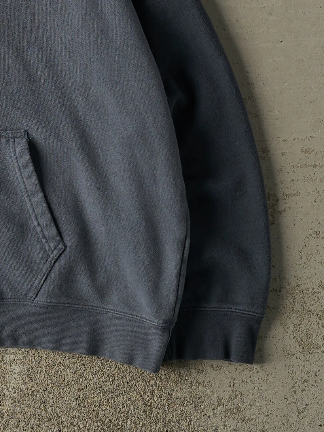 Vintage Y2K Slate Blue Fox Racing Zip Up Hoodie (XL/XXL) sold by Rebalance Vintage product image thumbnail 4