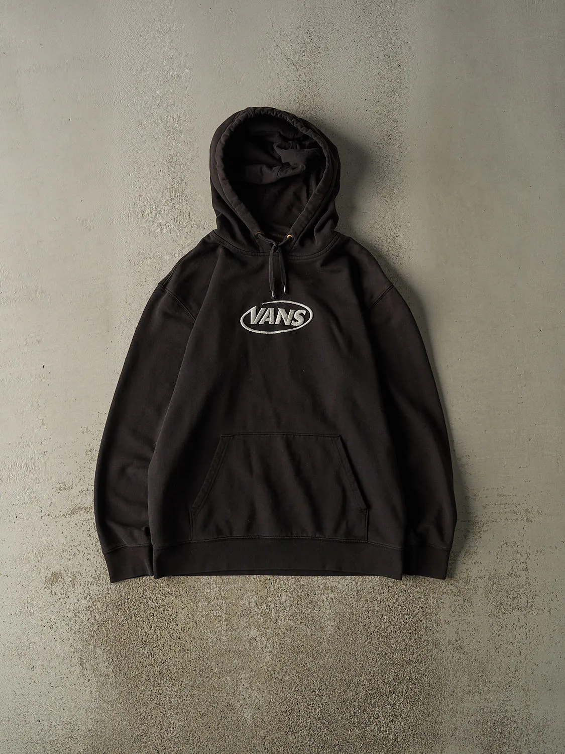 Vintage Y2K Black Vans Embroidered Hoodie (L/XL) sold by Rebalance Vintage