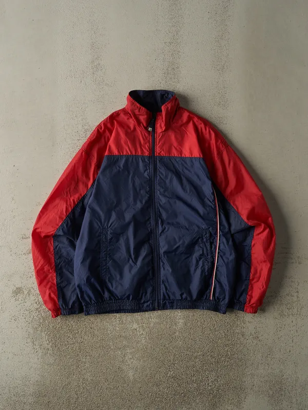 Vintage Y2K Navy Blue & Red Fila Windbreaker Jacket (M/L) sold by Rebalance Vintage