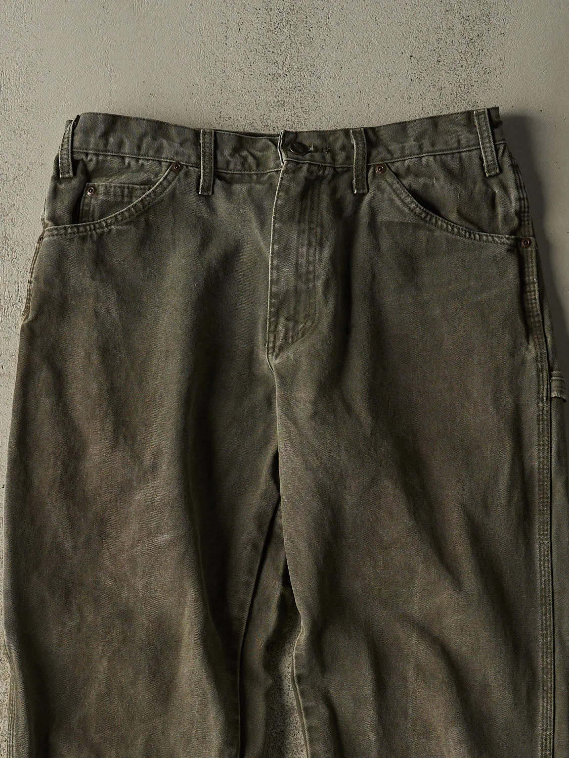 Vintage 90s Green Dickies Carpenter Pants (32x31) sold by Rebalance Vintage product image thumbnail 4