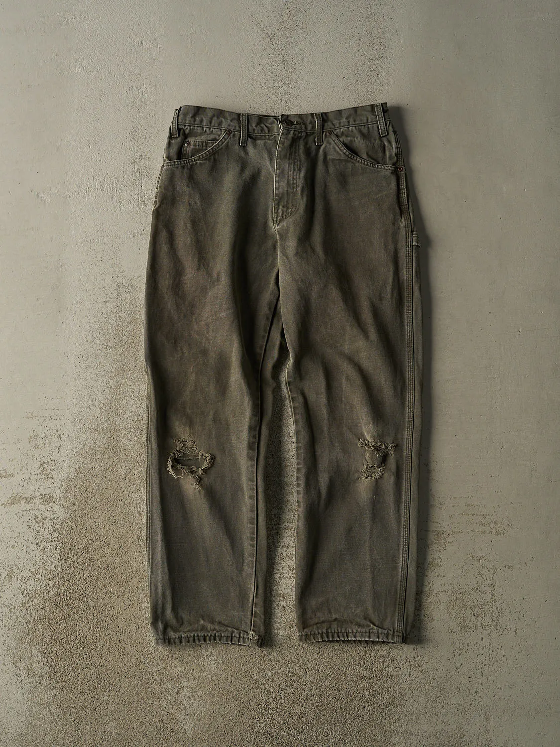 Vintage 90s Green Dickies Carpenter Pants (32x31) sold by Rebalance Vintage