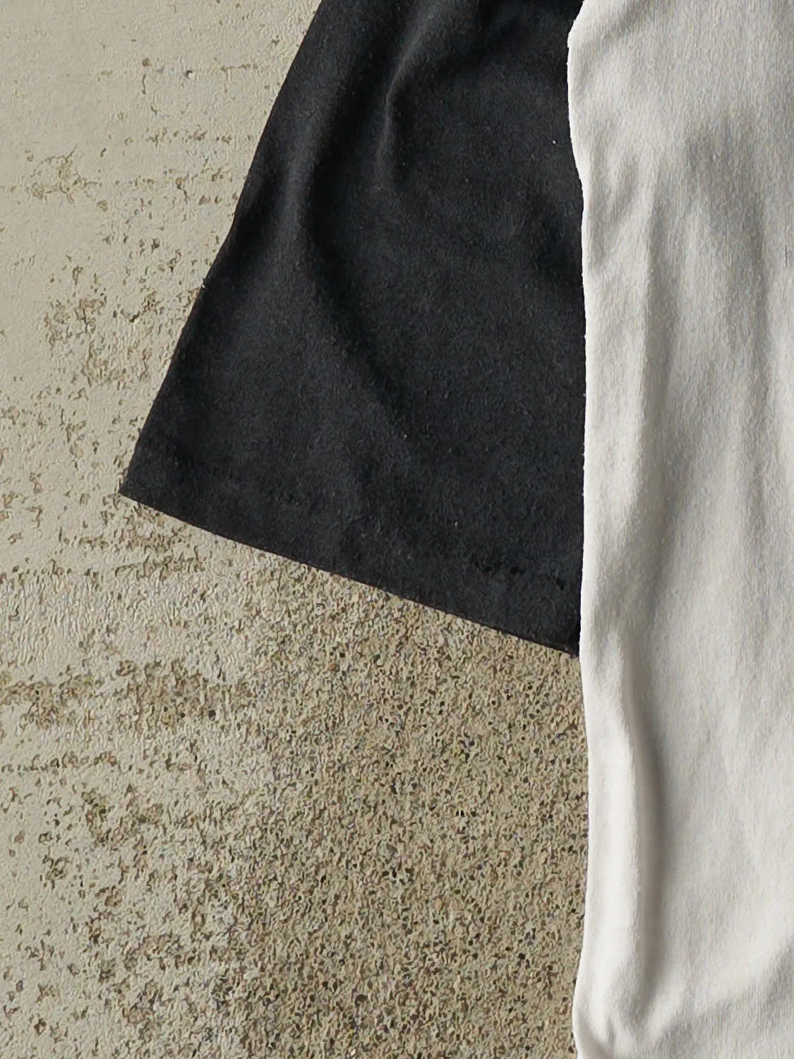 Vintage 80s White & Black Raglan Tee (XS/S) sold by Rebalance Vintage product image thumbnail 3