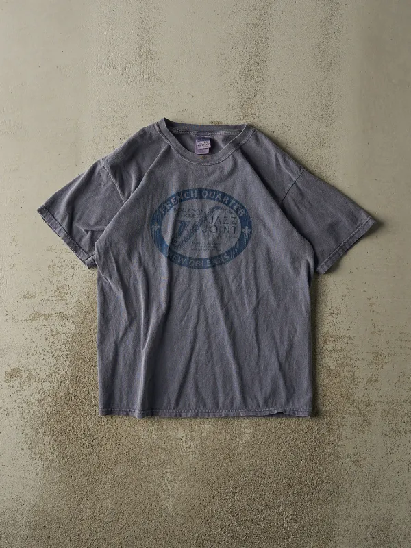 Vintage Y2K Blue New Orleans Jazz Tee (M/L) made by Rebalance Vintage