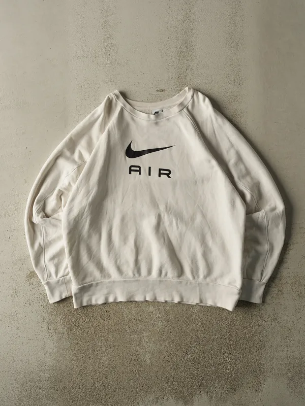 Vintage Y2K Beige Nike Air Crewneck (L/XL) sold by Rebalance Vintage