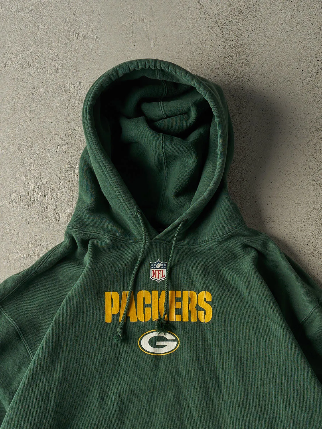 Vintage Y2K Green Green Bay Packers Hoodie (XXL) sold by Rebalance Vintage product image thumbnail 2