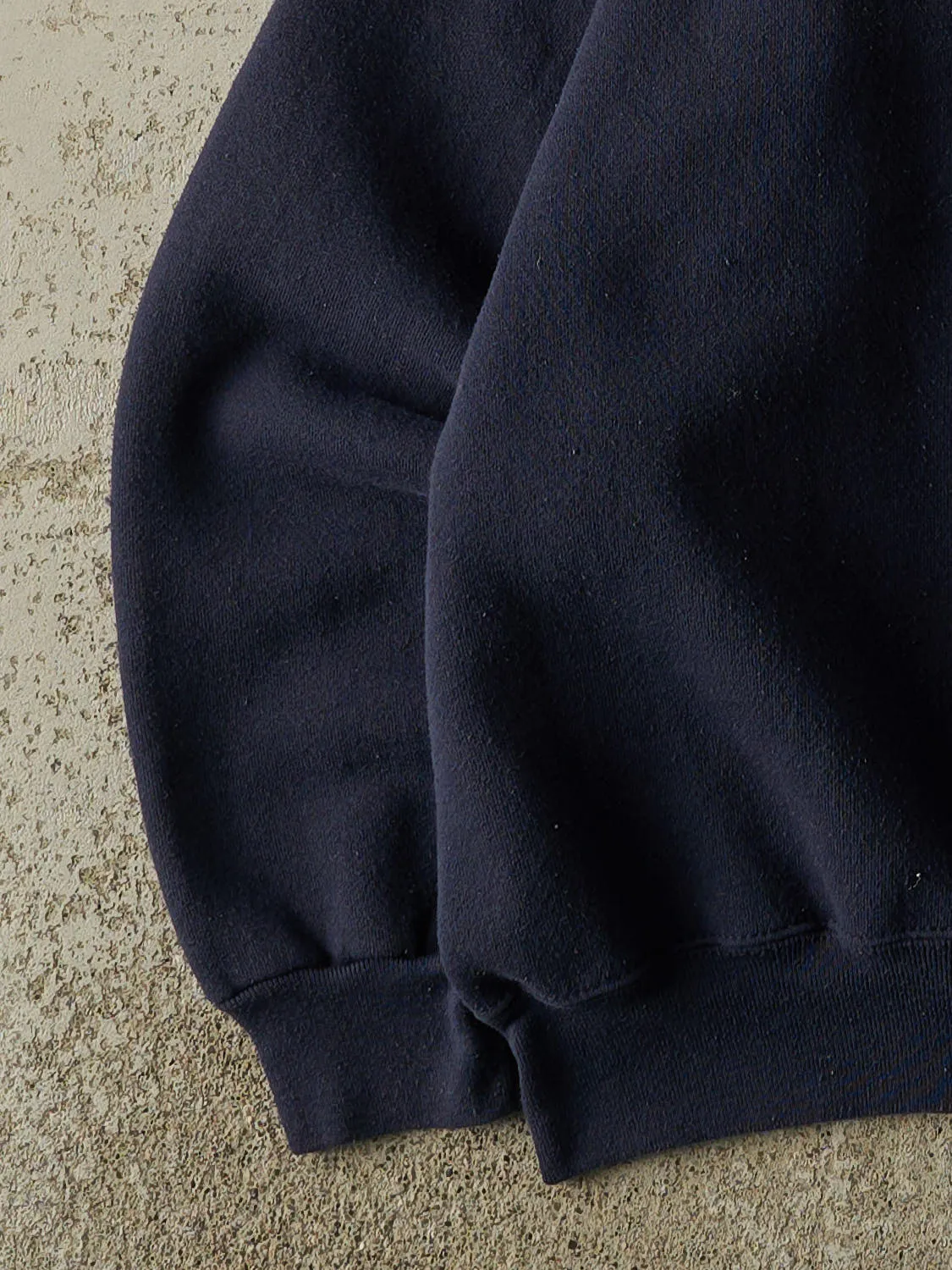 Vintage 90s Navy Blue Discus Athletic Blank Crewneck (L/XL) sold by Rebalance Vintage product image thumbnail 3