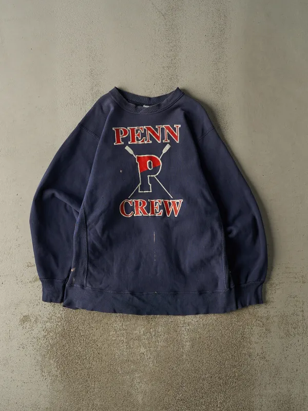 Vintage 90s Navy Blue Penn Crew Crewneck (XL/XXL) sold by Rebalance Vintage