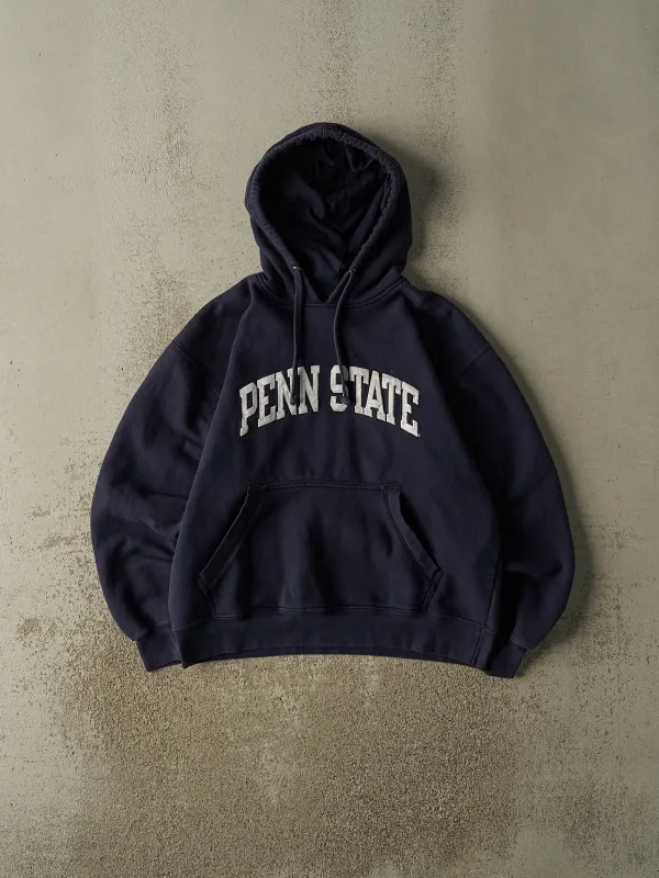 Vintage Y2K Navy Blue Penn State University Embroidered Hoodie (M) made by Rebalance Vintage