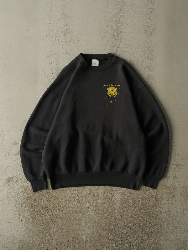 Vintage 92' Faded Black Cirque Du Soleil Japan Crewneck (M/L) sold by Rebalance Vintage