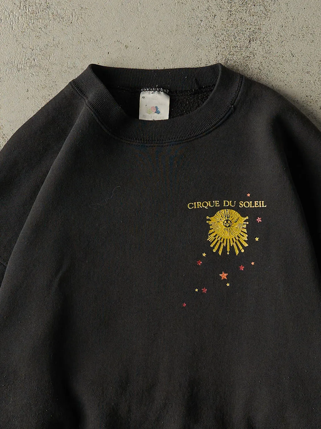 Vintage 92' Faded Black Cirque Du Soleil Japan Crewneck (M/L) sold by Rebalance Vintage product image thumbnail 3