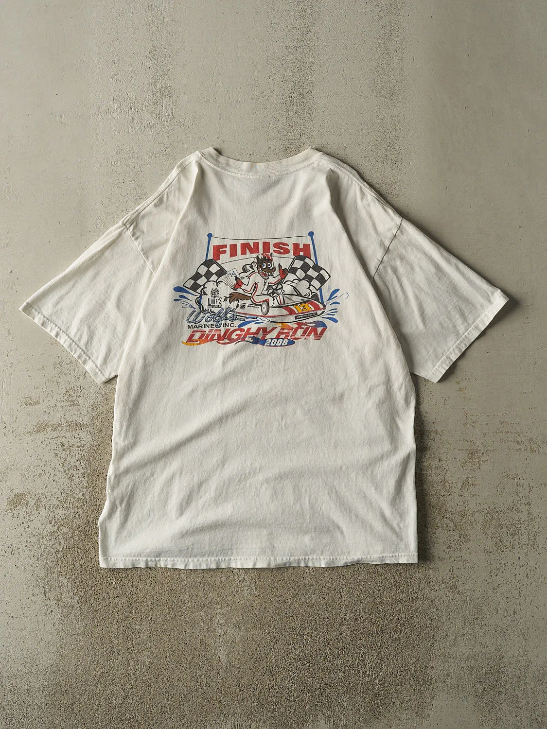 Vintage 08' White Wolf's Drivers Supply Tee (XL) sold by Rebalance Vintage product image thumbnail 2