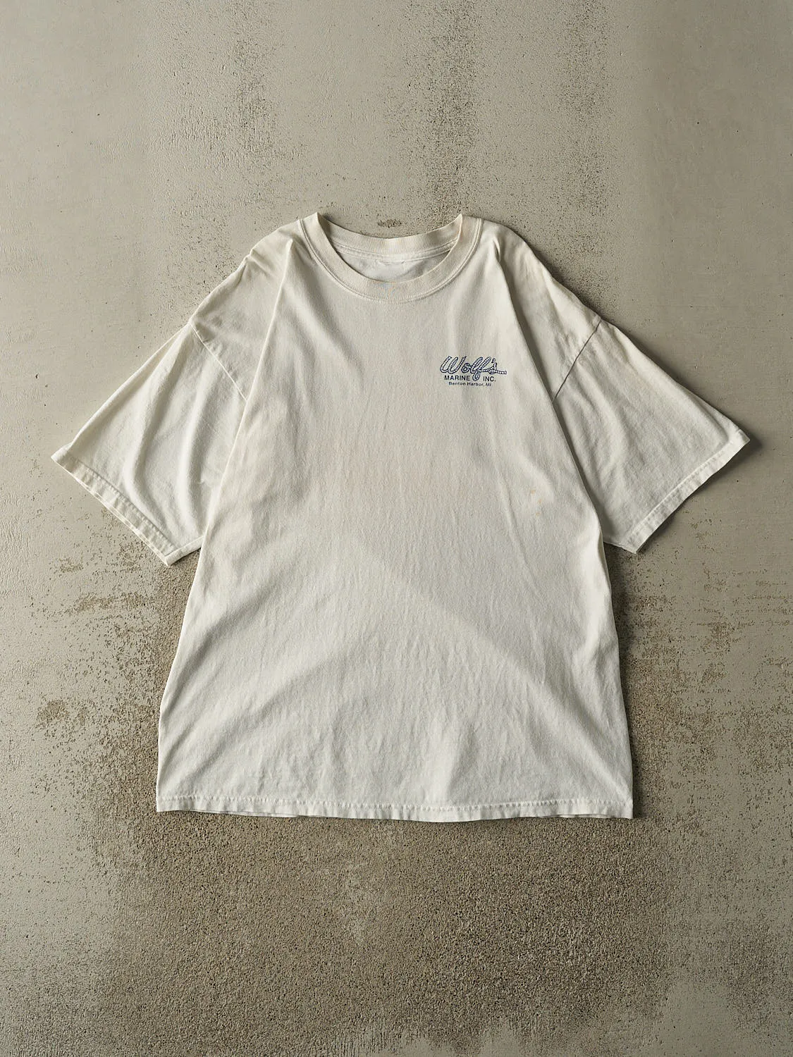 Vintage 08' White Wolf's Drivers Supply Tee (XL) sold by Rebalance Vintage