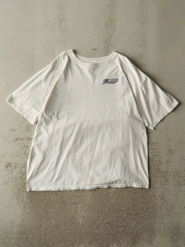 Vintage 12' White Tony Stewart Nascar Tee (XL) made by Rebalance Vintage