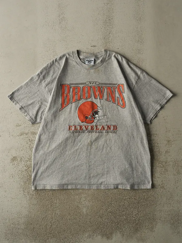 Vintage 99' Grey Cleveland Browns Tee (XL/XXL) made by Rebalance Vintage