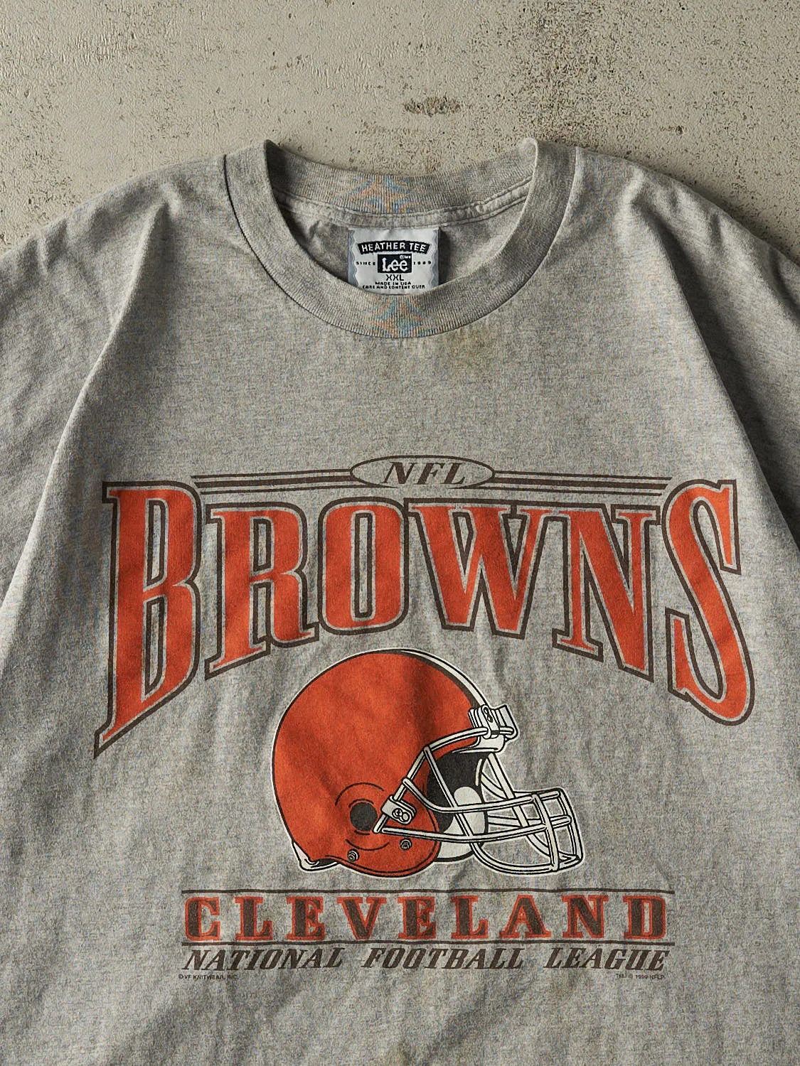Vintage 99' Grey Cleveland Browns Tee (XL/XXL) sold by Rebalance Vintage product image thumbnail 2