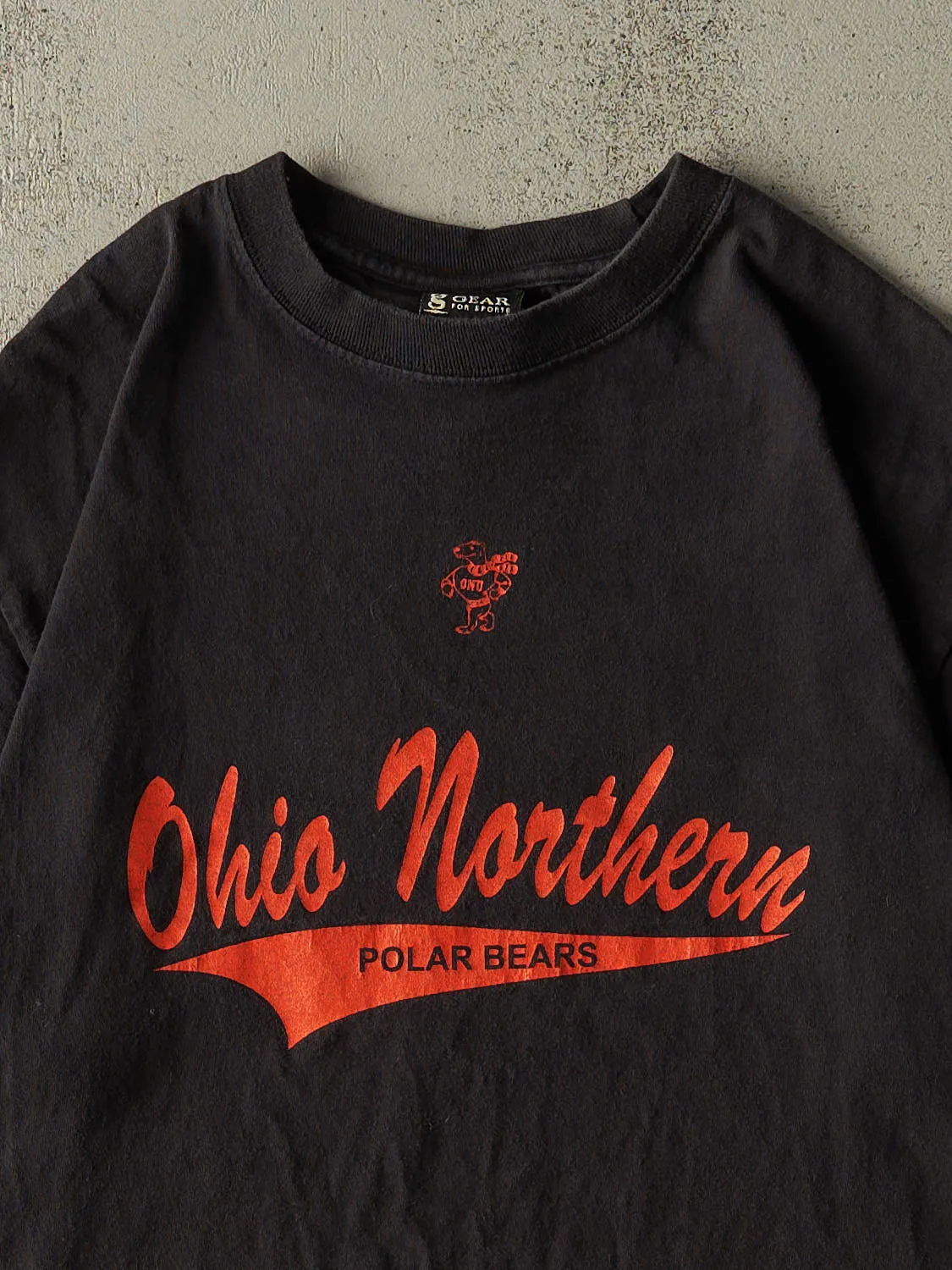 Vintage 90s Black Ohio Northern University Polar Bears Tee (L/XL) sold by Rebalance Vintage product image thumbnail 2