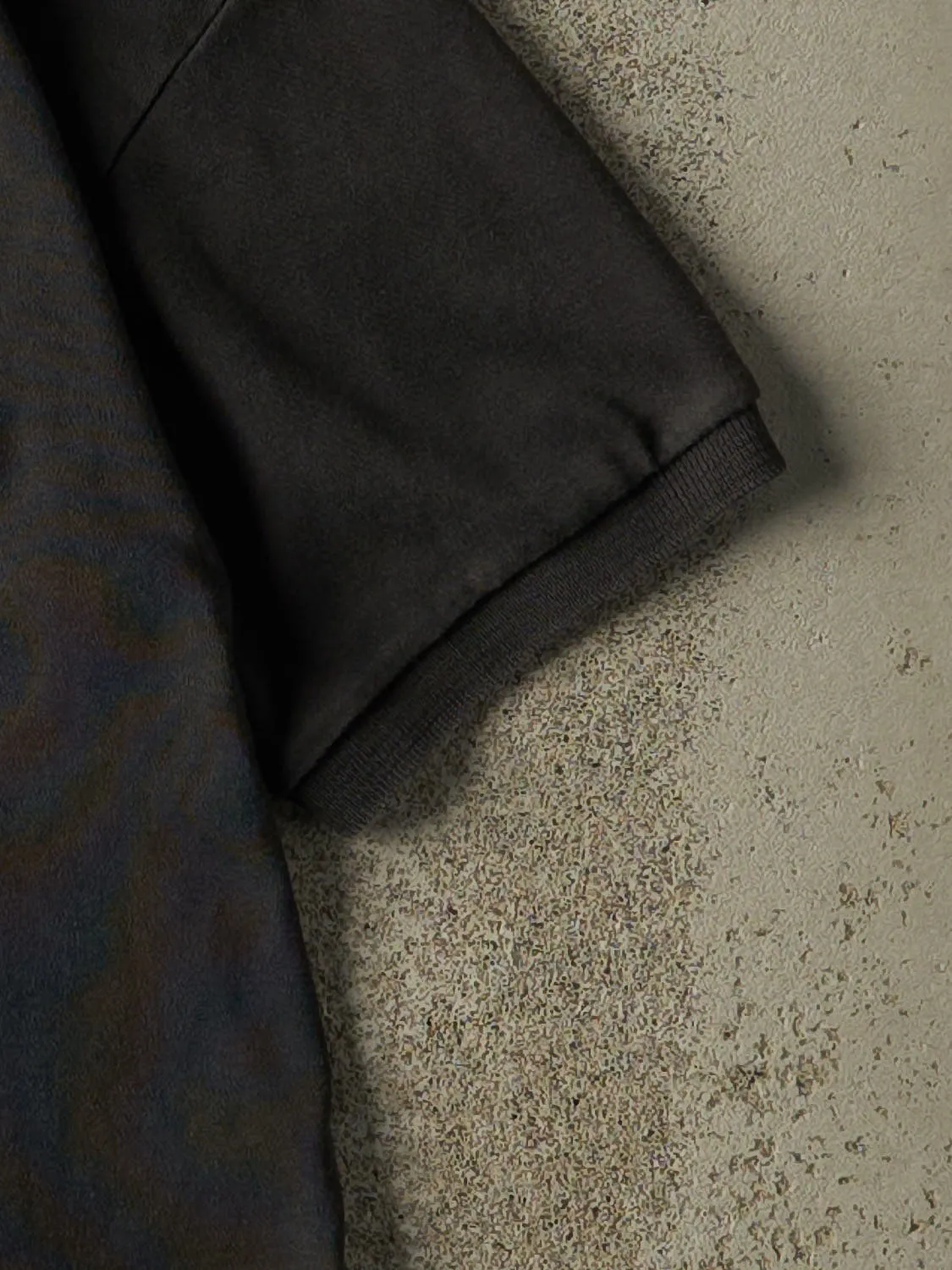 Vintage 80s Black Miami Beach Quarter Button Tee (S) sold by Rebalance Vintage product image thumbnail 4