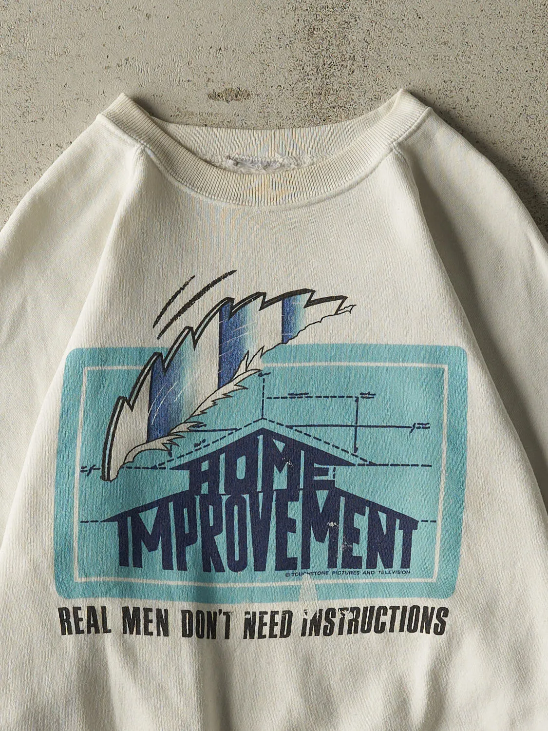Vintage 90s White Home Improvement Crewneck (XS/S) sold by Rebalance Vintage product image thumbnail 2