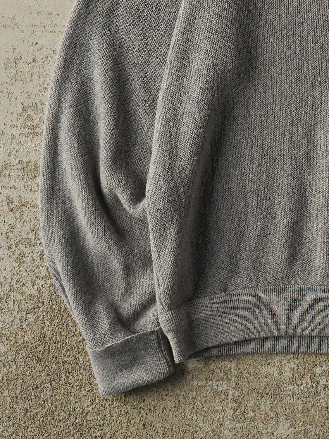 Vintage 80s Grey Izod x Lacoste Knit (M/L) sold by Rebalance Vintage product image thumbnail 3