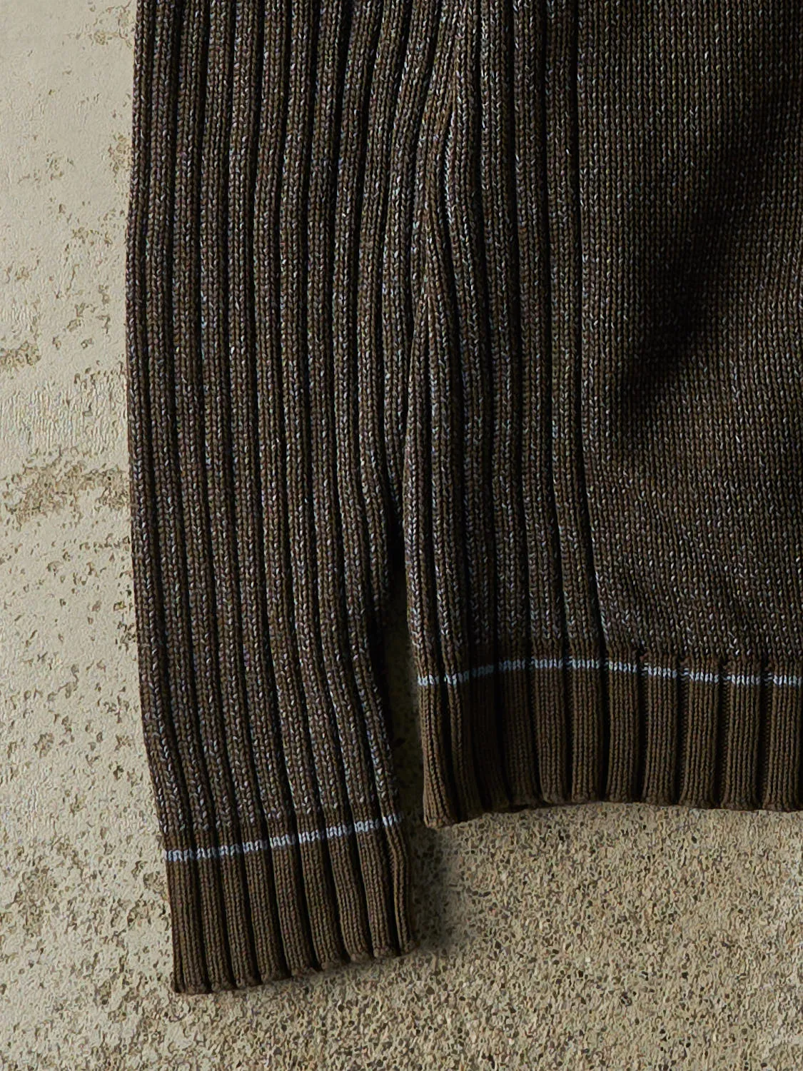Vintage Y2K Brown & Blue Point Zero Quarter Zip Knit (M/L) sold by Rebalance Vintage product image thumbnail 3