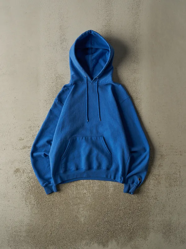 Vintage 90s Blue Champion Blank Hoodie (S) made by Rebalance Vintage