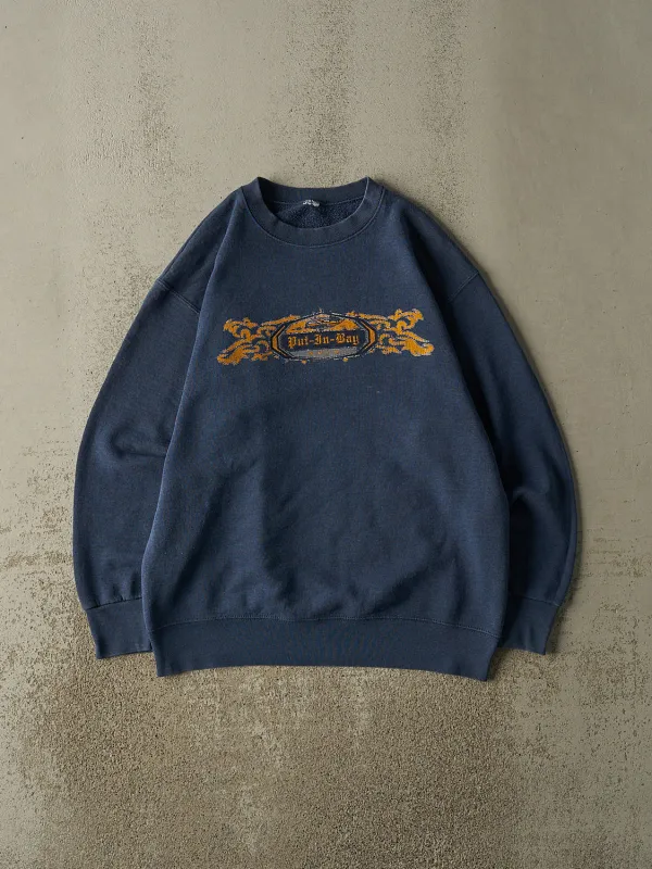 Vintage 90s Navy Blue Put-In-Bay Crewneck (L) sold by Rebalance Vintage