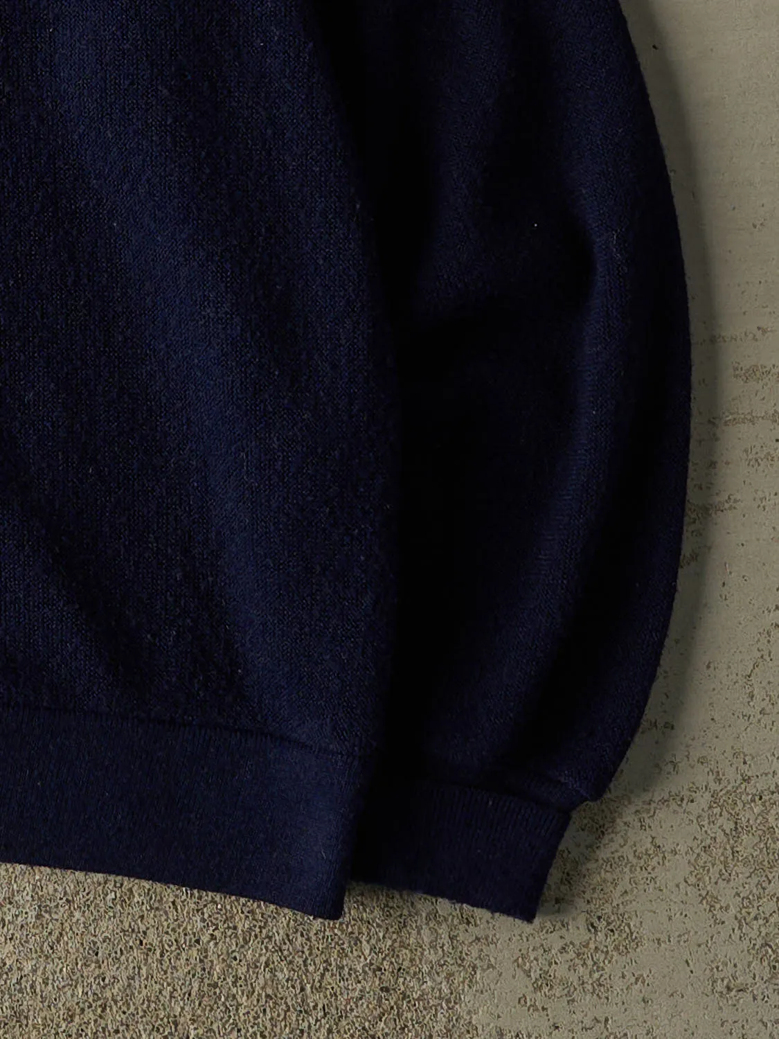 Vintage 80s Navy Blue Izod x Lacoste Cardigan Knit (L/XL) sold by Rebalance Vintage product image thumbnail 4