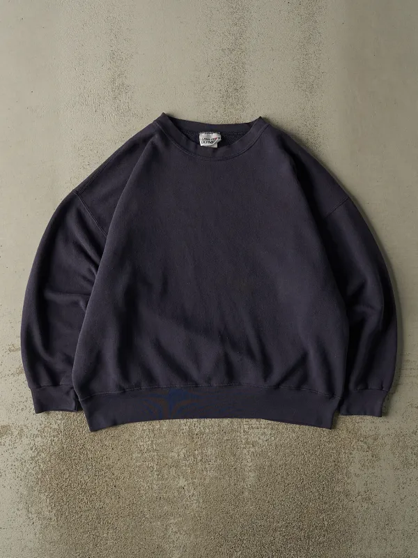 Vintage 90s Navy Blue Blank Crewneck (XL/XXL) sold by Rebalance Vintage