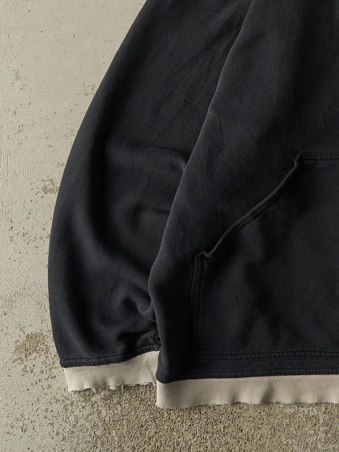 Vintage Y2K Faded Black Oakland Raiders Embroidered Hoodie (XL/XXL) sold by Rebalance Vintage product image thumbnail 3