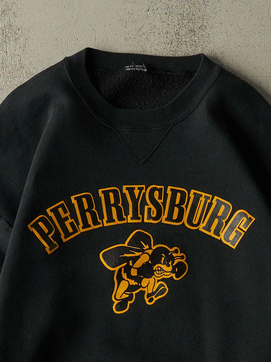 Vintage Y2K Black Russell Athletic Perrysburg Crewneck (M) sold by Rebalance Vintage product image thumbnail 2
