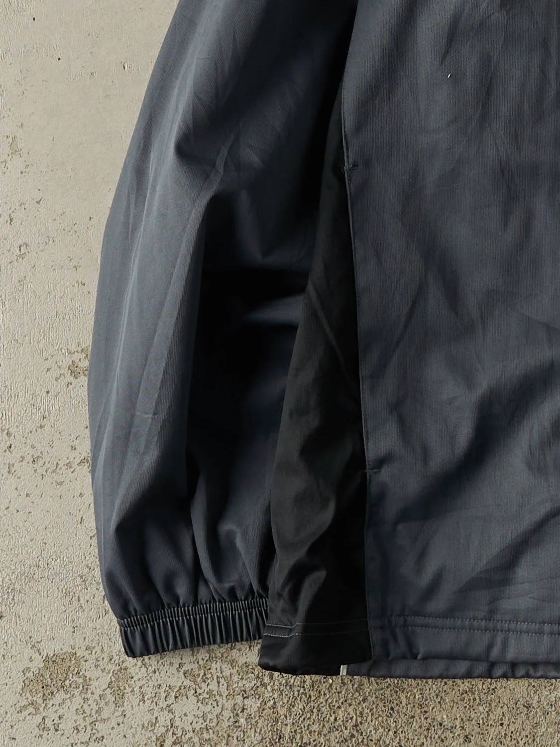 Vintage Y2K Charcoal Grey Reebok Windbreaker Jacket (XXL) sold by Rebalance Vintage product image thumbnail 3