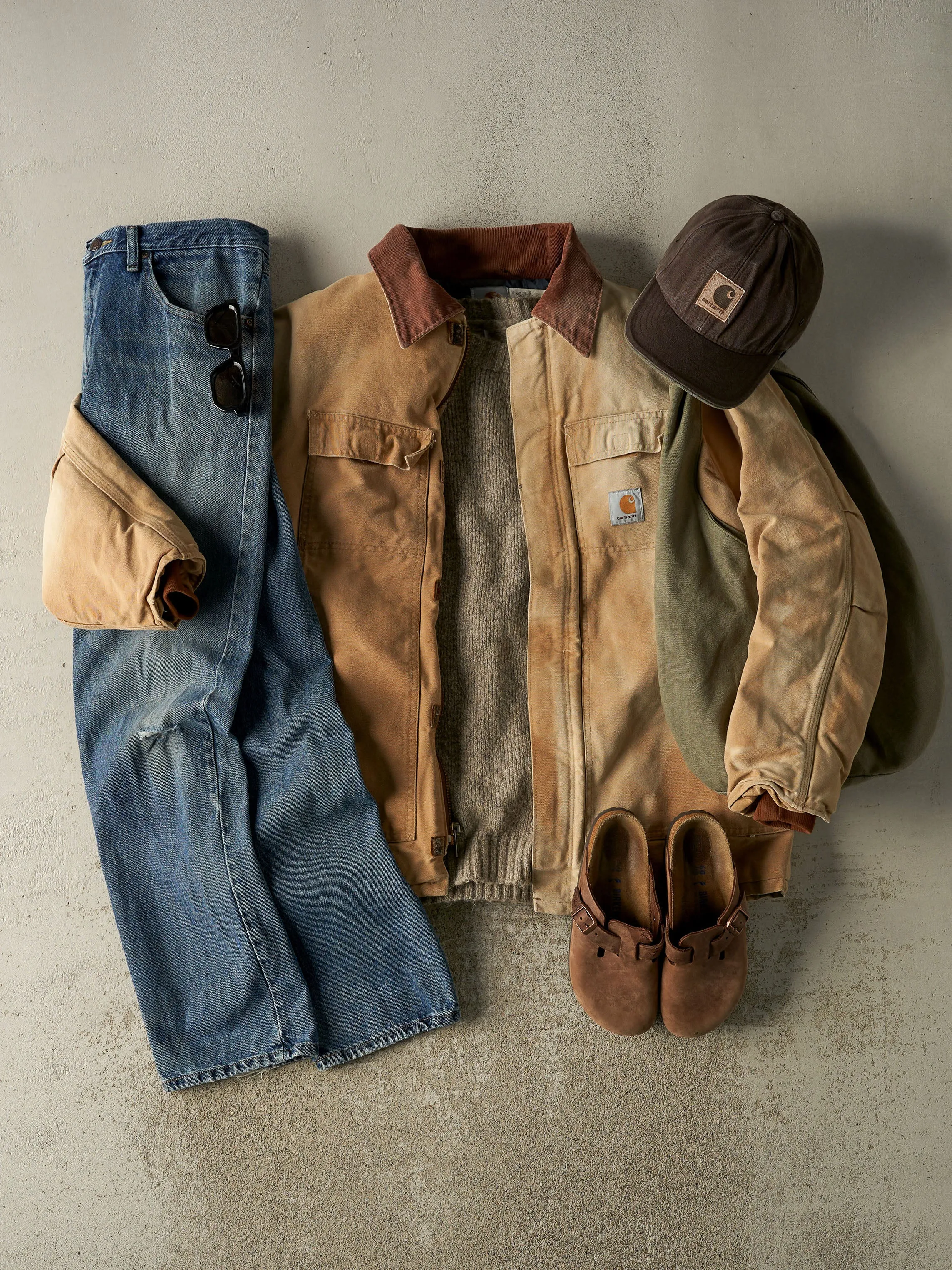 Vintage 90s Beige Carhartt Arctic Jacket (XL/XXL) sold by Rebalance Vintage product image thumbnail 2