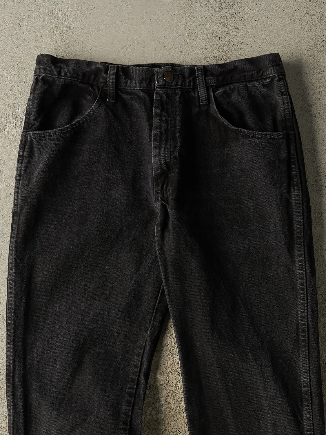 Vintage 90s Black Rustler Denim Pants (32x28) sold by Rebalance Vintage product image thumbnail 3