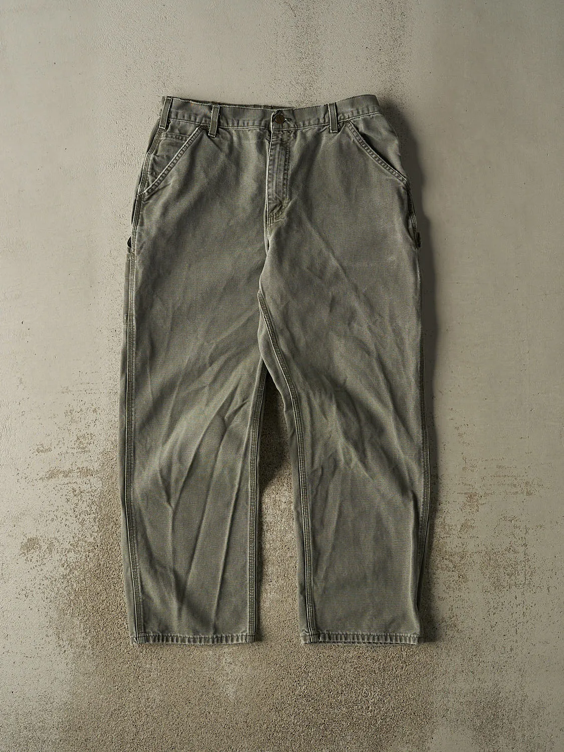 Vintage 90s Green Carhartt Carpenter Pants (34x31) sold by Rebalance Vintage