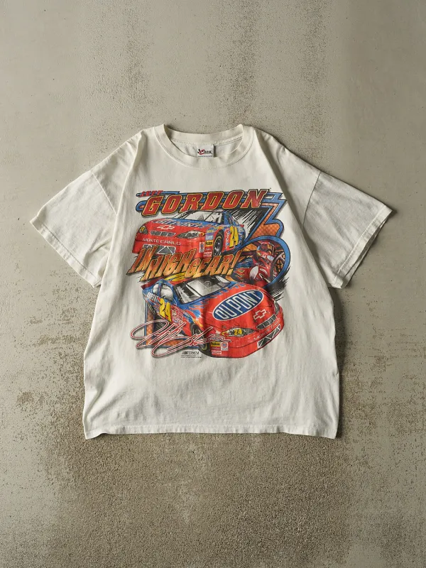 Vintage 01' White Jeff Gordon Nascar Tee (XL/XXL) sold by Rebalance Vintage