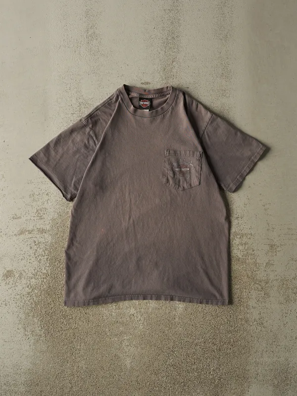 Vintage 03' Grey Harley Davidson St. Paul MN Pocket Tee (M/L) sold by Rebalance Vintage
