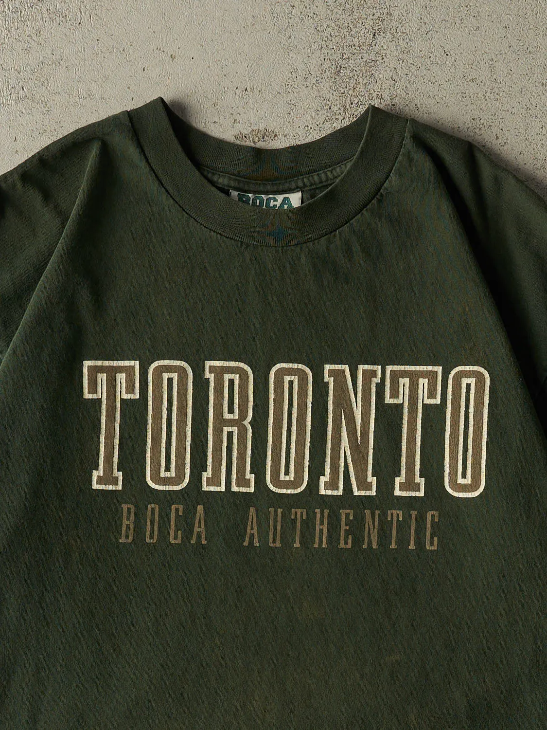 Vintage 90s Green Boca Toronto Tee (L) sold by Rebalance Vintage product image thumbnail 2