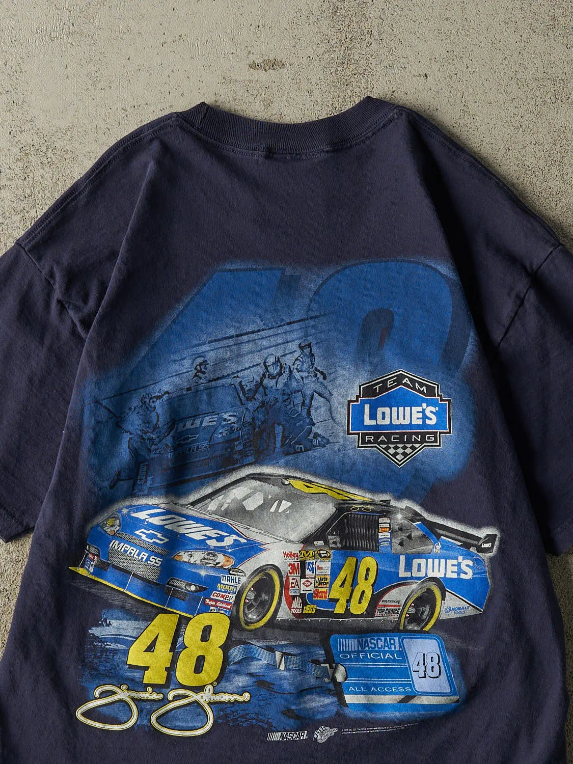 Vintage 09' Navy Blue Jimmie Johnson Nascar Tee (L) sold by Rebalance Vintage product image thumbnail 4