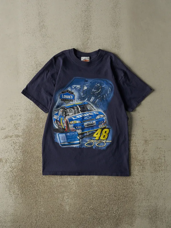 Vintage 09' Navy Blue Jimmie Johnson Nascar Tee (L) sold by Rebalance Vintage