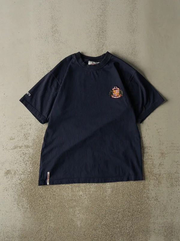 Vintage Y2K Navy Blue Sunderland AFC Tee (L) sold by Rebalance Vintage