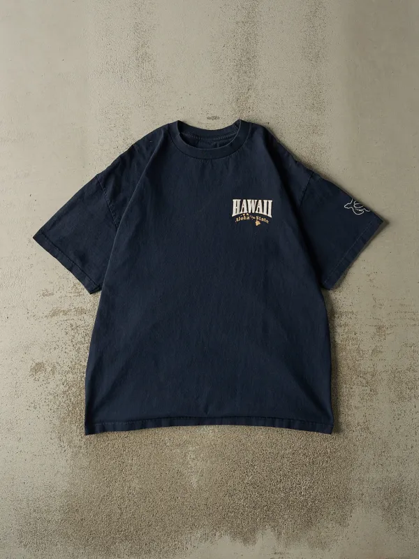 Vintage Y2K Navy Blue Hawaii Tee (XL) sold by Rebalance Vintage