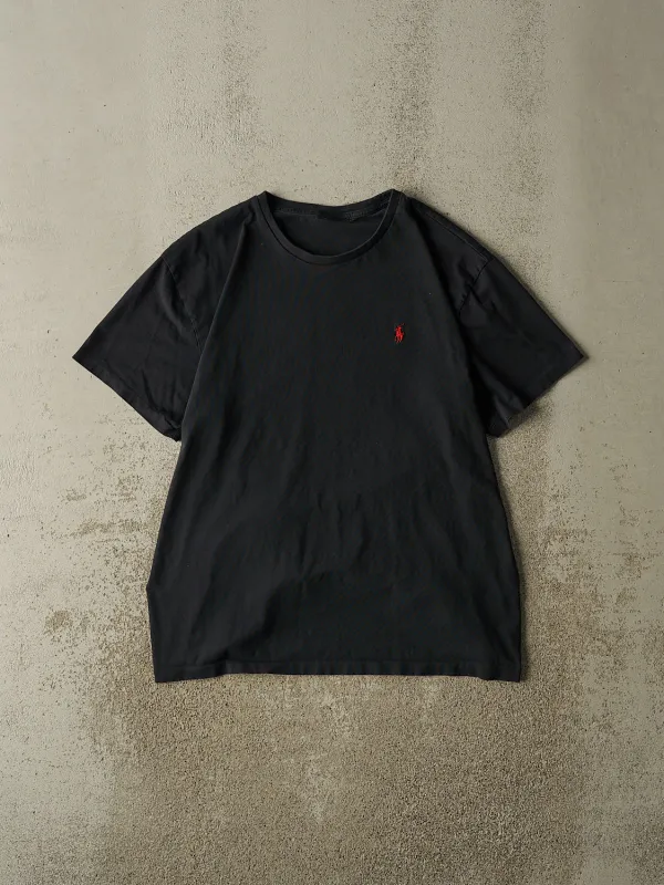 Vintage Y2K Black Polo Embroidered Tee (L) made by Rebalance Vintage
