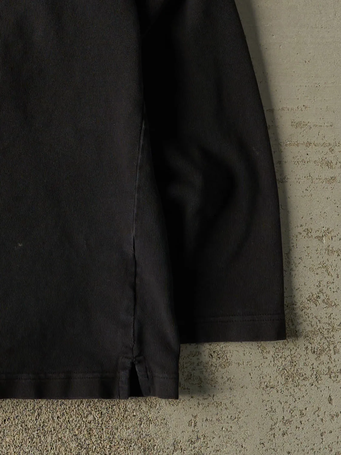 Vintage 99' Faded Black Harley Davidson Embroidered Quarter Button Long Sleeve (L/XL) sold by Rebalance Vintage product image thumbnail 4