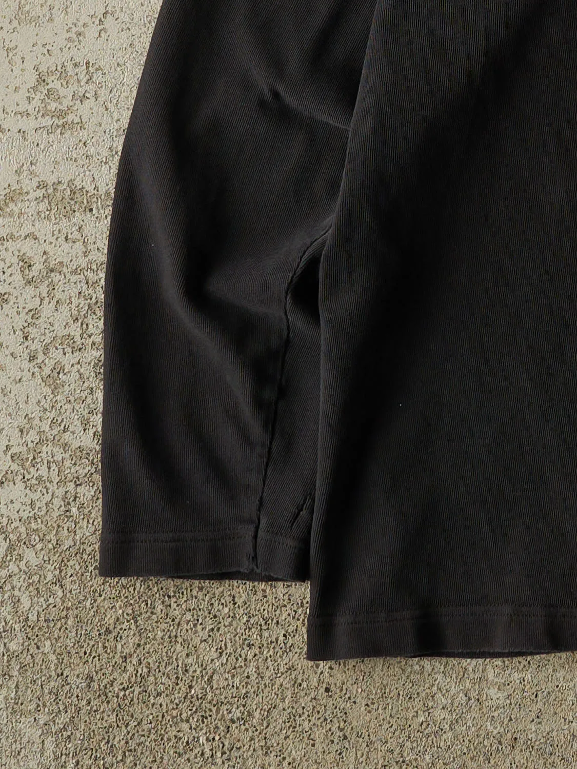 Vintage 99' Faded Black Harley Davidson Embroidered Quarter Button Long Sleeve (L/XL) sold by Rebalance Vintage product image thumbnail 3